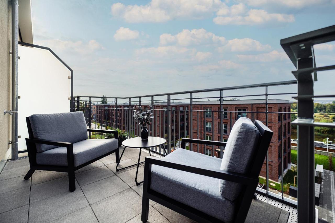 Nk Apartments - Hafencity Dresden Mit Elbblick - Modern & Zentral Zewnętrze zdjęcie